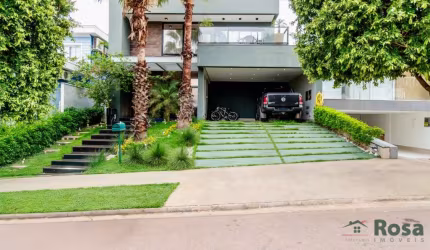 Belíssimo sobrado mobiliado Condomínio Belvedere,  Jardim Imperial, Cuiabá - SO7047