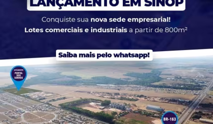 Terrenos ou lotes comercial/industrial para venda, Sinop-MT - TE7157