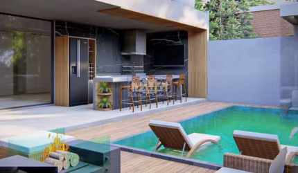Casa em condomínio fechado com 4 quartos à venda na Estrada Vereador Alceu de Carvalho, Vargem Grande, Rio de Janeiro, 560 m2 por R$ 3.200.000
