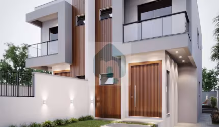 Sobrado com 109m²,  3 dormitórios, 1 suíte,  com piscina - Palhoça/SC - SO1005-744