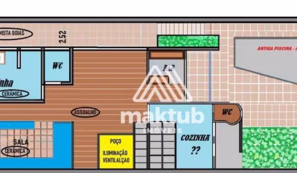 Sobrado com 3 dormitórios à venda, 433 m² por R$ 1.700.000,00 - Vila Assunção - Santo André/SP