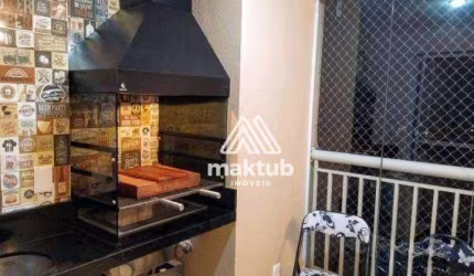 Apartamento com 3 dormitórios à venda, 93 m² por R$ 869.000,00 - Vila Valparaíso - Santo André/SP