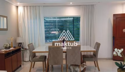 Sobrado com 4 dormitórios para alugar, 236 m² por R$ 6.661,00/mês - Vila Bastos - Santo André/SP