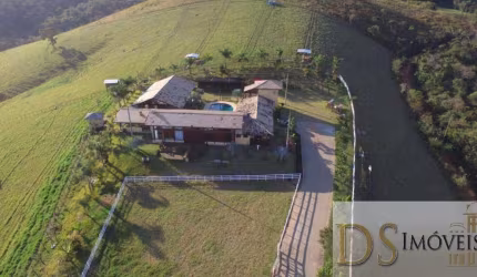LINDO HARAS A VENDA EM PINDAMONHANGABA-SP COM ÁREA TOTAL DE 11 ALQUEIRES, CASA EXCELENETE COM PISCINA AQUECIDA, SALÃO DE JOGOS, COZINHA GOURMET E MAIS