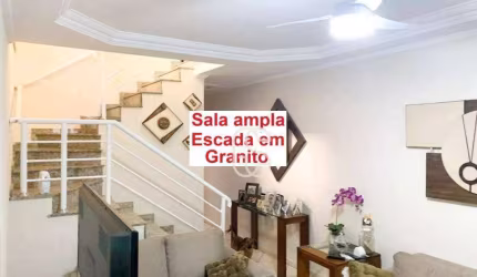 Lindo Sobrado com 3 dormitórios sendo uma suite com closet à venda, 125 m² por R$ 690.000 - Jardim Santa Clara - Guarulhos/SP