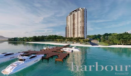 Lançamento alto padrao em Rifaina-SP, Condominio Harbour, 1 suite, 50 m2, condomínio fechado com lazer completo