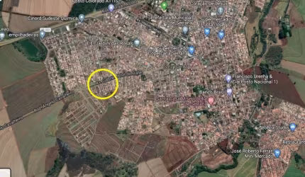 Terreno com edicula nos fundos para venda no Jardim São Luiz em Serrana, com 160 m2, ótima localização, poucos metros da Av. Gabriel Jose Valle
