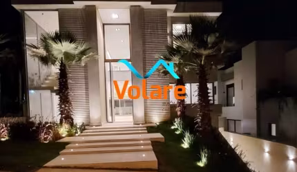 Luxuosa casa em condomínio com 4 suítes, 995m² e 12 vagas em Alphaville Residencial Um em Barueri-SP. Imperdível!