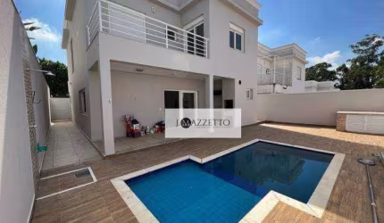 Sobrado com 4 suítes para alugar, 320 m² por R$ 8.915/mês - Chácara Belvedere - Indaiatuba/SP