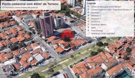Excelente PONTO COMERCIAL com 408m² na Engenheiro Santana Jr. com 03 ANDARES | Papicu, Fortaleza-CE