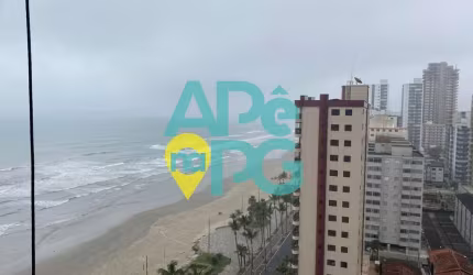 Apartamento FRENTE MAR no Caiçara, Praia Grande/SP