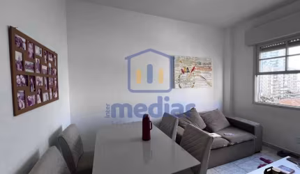 Apartamento com 1 quarto à venda na Rua Imperatriz Leopoldina, Ponta da Praia, Santos, 57 m2 por R$ 280.000