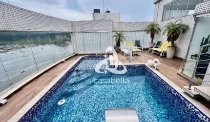 Cobertura com 4 dormitórios para alugar, 600 m² por R$ 30.000,00/mês - Ponta da Praia - Santos/SP