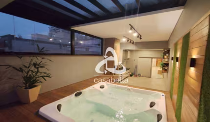 Cobertura com 3 dormitórios à venda, 191 m² por R$ 1.849.000,00 - Pompéia - Santos/SP