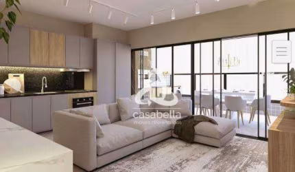 Apartamento com 2 dormitórios à venda, 69 m² por R$ 666.000,00 - José Menino - Santos/SP
