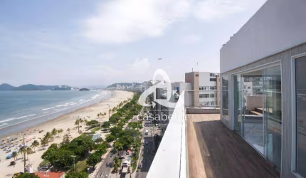Cobertura com 3 dormitórios, 450 m² - venda por R$ 4.300.000,00 ou aluguel por R$ 18.625,00/mês - Boqueirão - Santos/SP