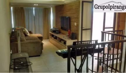 Cobertura duplex com Churrasqueira, 4 quartos sendo 2 suítes e  3 vagas de garagem