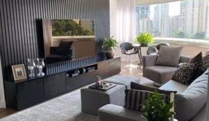Apartamento à venda no Brooklin Paulista com 116 m², 2 suítes, 3 vagas