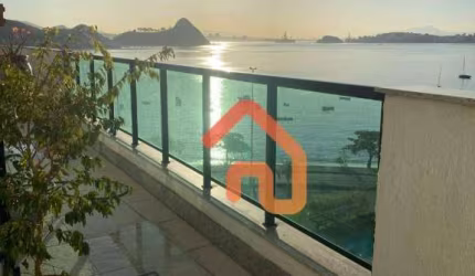 Cobertura Linear vista mar com 3 quartos em Charitas para Venda