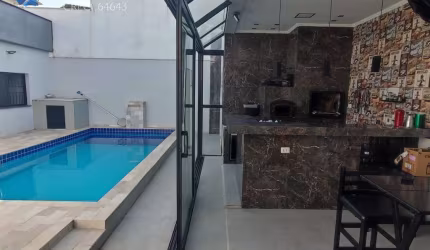 CASA MODERNA 3 QUARTOS PISCINA E ÁREA GOURMET  100 M  MAR ITANHAEM SP