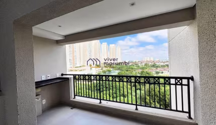 APARTAMENTO NOVO, 77 m², TRÊS QUARTOS E DUAS VAGAS.