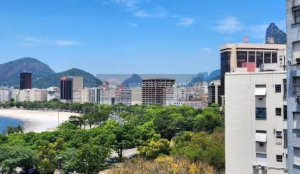 Open House vende Apartamento vista parcial praia do Flamengo 5 quartos ampla sala