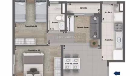 Open House vende apto. 2 quartos no Fonseca próximo ao Mercado Municipal