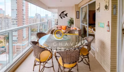 Apartamento com 3 dormitórios para alugar, 180 m² por R$ 18.119,23/mês - Gonzaga - Santos/SP