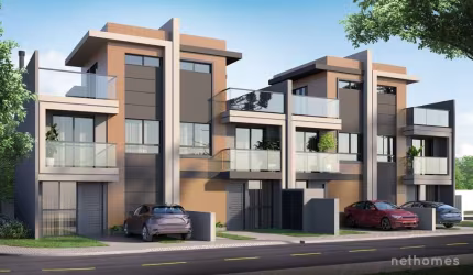 Casa em condomínio fechado com 3 quartos à venda na Estrada Guilherme Weigert, 424, Santa Cândida, Curitiba, 112 m2 por R$ 996.000