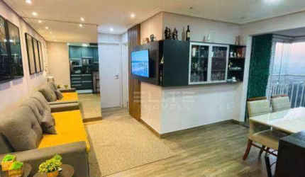 Apartamento à venda, 70 m² por R$ 644.000,00 - Vila Valparaíso - Santo André/SP