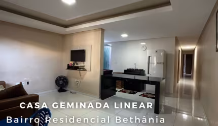 Casa Geminada  Linear  Residencial Bethânia!  (Santana do Paraíso)