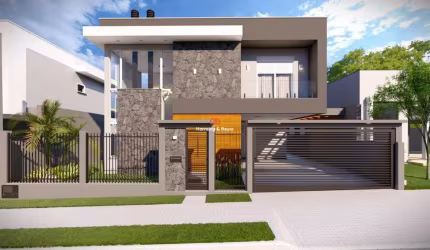 Sobrado em construção no bairro Vila Velha em Campo Bom.