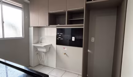 Belíssimo apartamento com Ar e cozinha Planejada