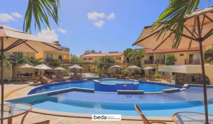 ibeda - Flat à venda em Pipa Condomínio Solar Água 48m2 2 quartos, varanda, bwc