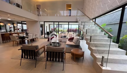 Casa em condomínio fechado com 3 quartos à venda na Rua Ettore Rebecca, 161, Alphaville Dom Pedro 2, Campinas, 370 m2 por R$ 4.800.000