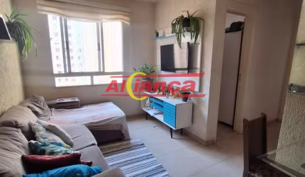 APARTAMENTO COM 2 DORMITÓRIOS À VENDA, 45 M² - PONTE GRANDE - GUARULHOS/SP  Apartamento com lazer co
