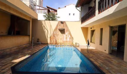 Sobrado com 5 dormitórios, 483 m² - venda por R$ 1.900.000,00 ou aluguel por R$ 10.260,00/mês - Campestre - Santo André/SP