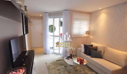 Apartamento com 2 dormitórios à venda, 53 m² por R$ 435.000,00 - Jardim - Santo André/SP