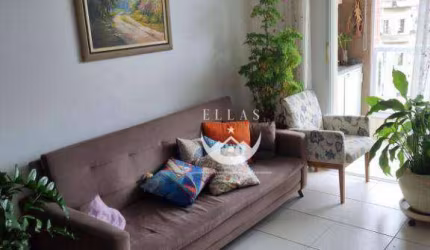 Apartamento Mobiliado para Locação - 2 Dormitórios - Encruzilhada / Santos