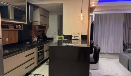Apartamento à venda, mobiliado de 2 dormitórios, sacada com churrasqueira no Rio Caveiras, em Bigua