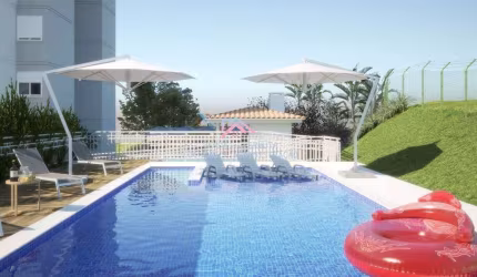Apartamento no Residencial Vista Bella Cajamar - 49 m2 área útil com 2 dormitórios - excelente localização - Jordanésia COD. 24904