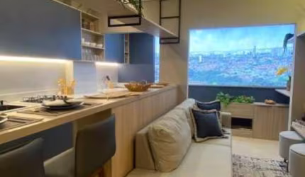 Apartamento Lançamento com 2 quartos, sendo 1 suíte  à venda, 58 m² por R$ 344.019 - Condomínio Riviera Pagliato - Jardim São Carlos, Sorocaba/SP