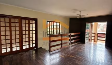 Casa para locação em Americana-SP, bairro Cidade Jardim II: 4 quartos, 3 salas, 3 banheiros, 4 vagas de garagem, 290m².