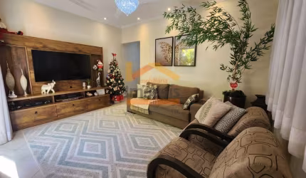 Casa à venda em Santa Bárbara D'oeste-SP, Residencial Parque Rochele II: 3 quartos, 1 suíte, 1 sala, 3 banheiros, 5 vagas, 155m².