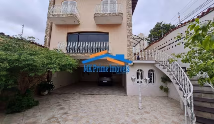 Excelente Sobrado 4 Dormitórios 1 Suíte 6 Vagas Piscina com Cascata