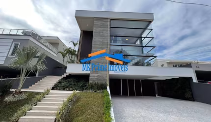 Luxuosa Casa Moderna com Vista Deslumbrante - Residencial Alphaville 1.
