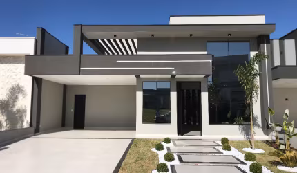 Linda Casa Térrea de 220m² de  área Construída e Terreno 300m2 à venda no excelente Condomínio Fechado  Dona Maria José  em Indaiatuba- SP.