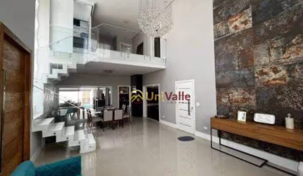 Casa com 3 dormitórios à venda, 322 m² por R$ 1.800.000,00 - Condomínio Ouro Ville - Taubaté/SP