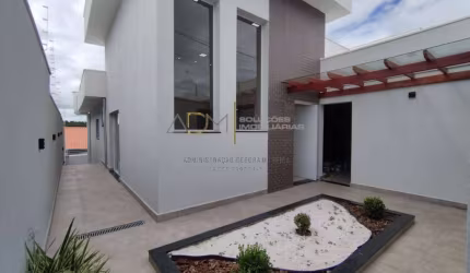 Casa moderna e com o mais fino acabamento no Villas Paraíso - Botucatu