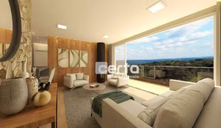 2 dormitórios sendo 1 Suíte, e com lindo terraço,  88 m² - Moura - Gramado/RS